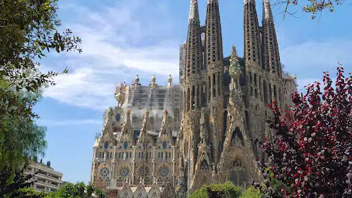 Sagrada Familia Cathedral in Spain