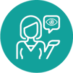 Values_Through customers' eyes Values through customers eyes icon