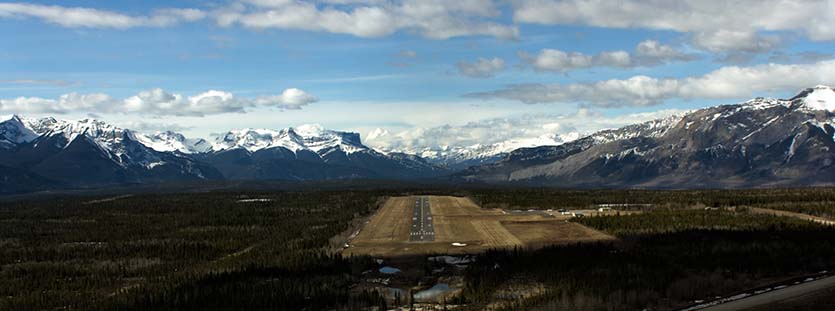 View of the northern Rocky Mountains in Alberta USA