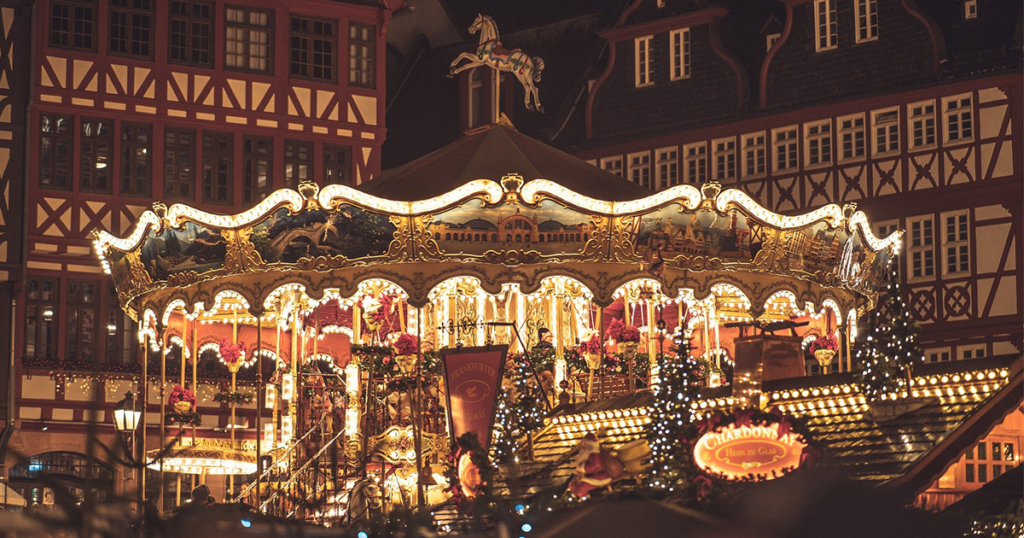 Christmas Market at Night