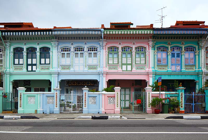 House in Singapore Stock Photo