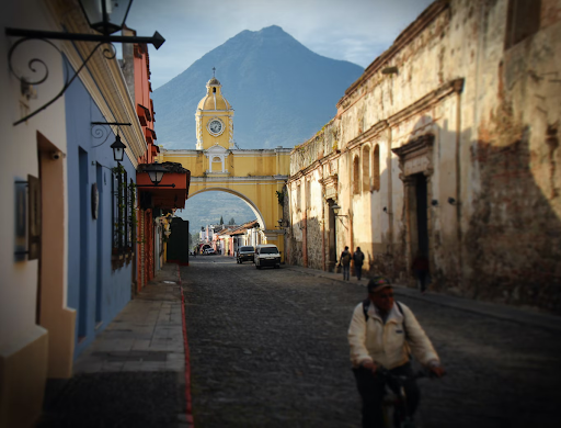 Streets of La Antigua in Guatemala, South America Streets of La Antigua in Guatemala, South America