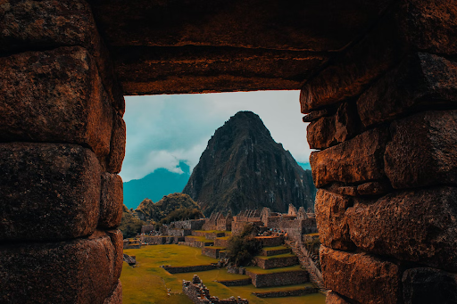 View of Macchu Pichu near Cusco in Peru, South America