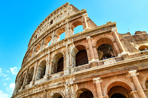 Colosseum exterior in Italy Colosseum exterior in Italy
